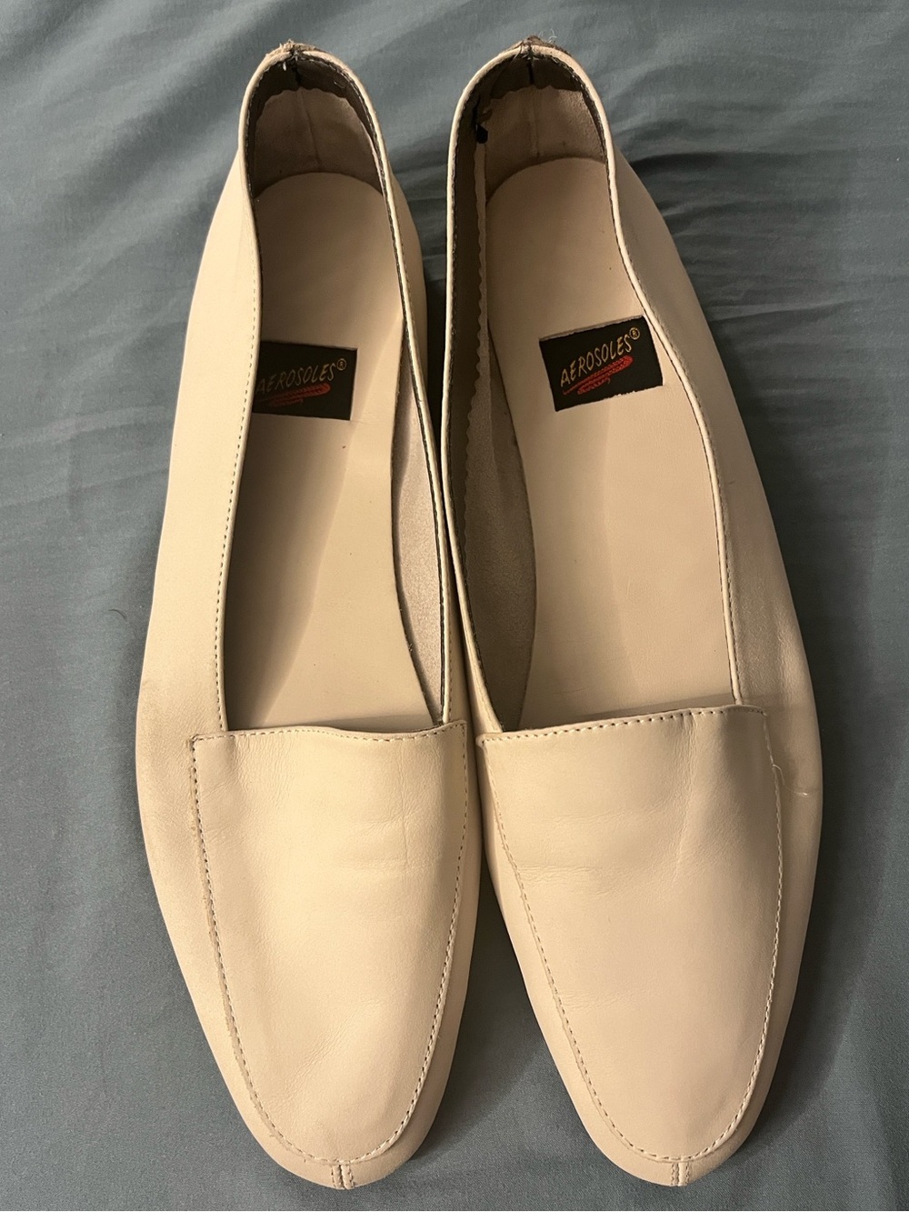 Aerosoles Butter Up Chalk Colored Women's Loafers US 10AA